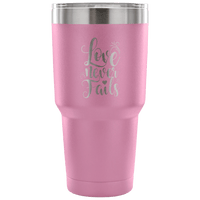 Load image into Gallery viewer, Designs by MyUtopia Shout Out:Love Never Fails Engraved Insulated Double Wall Steel Tumbler Travel Mug,Lavendar / 30 Oz,Polar Camel Tumbler

