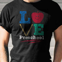 Load image into Gallery viewer, Designs by MyUtopia Shout Out:Love Preschool Adult Unisex Cotton Short Sleeve T-Shirt
