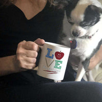 Load image into Gallery viewer, Designs by MyUtopia Shout Out:Love Preschool White Ceramic Coffee Mug
