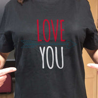Load image into Gallery viewer, Designs by MyUtopia Shout Out:Love You Adult Unisex T-Shirt

