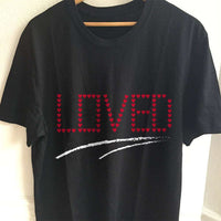 Load image into Gallery viewer, Designs by MyUtopia Shout Out:Loved Adult Unisex T-Shirt
