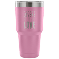 Load image into Gallery viewer, Designs by MyUtopia Shout Out:Lovers Gonna Love Engraved Insulated Double Wall Steel Tumbler Travel Mug,Lavendar / 30 Oz,Polar Camel Tumbler
