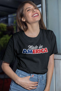 Load image into Gallery viewer, Designs by MyUtopia Shout Out:Made In America Unisex Jersey Short-Sleeve T-Shirt
