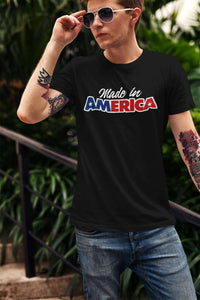 Load image into Gallery viewer, Designs by MyUtopia Shout Out:Made In America Unisex Jersey Short-Sleeve T-Shirt
