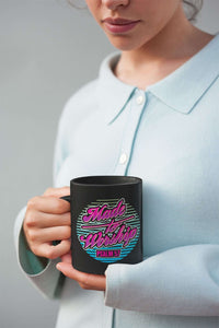 Load image into Gallery viewer, Designs by MyUtopia Shout Out:Made To Worship Ceramic Coffee Mug - Black
