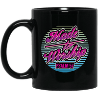 Load image into Gallery viewer, Designs by MyUtopia Shout Out:Made To Worship Ceramic Coffee Mug - Black,11 oz / Black,Ceramic Coffee Mug
