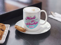Load image into Gallery viewer, Designs by MyUtopia Shout Out:Made To Worship Psalm 57 Ceramic Coffee Cup -White
