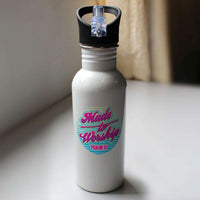 Load image into Gallery viewer, Designs by MyUtopia Shout Out:Made To Worship Psalm 57 Stainless Steel Water Bottle
