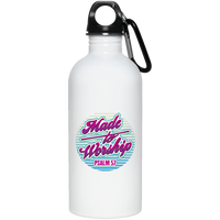 Load image into Gallery viewer, Designs by MyUtopia Shout Out:Made To Worship Psalm 57 Stainless Steel Water Bottle
