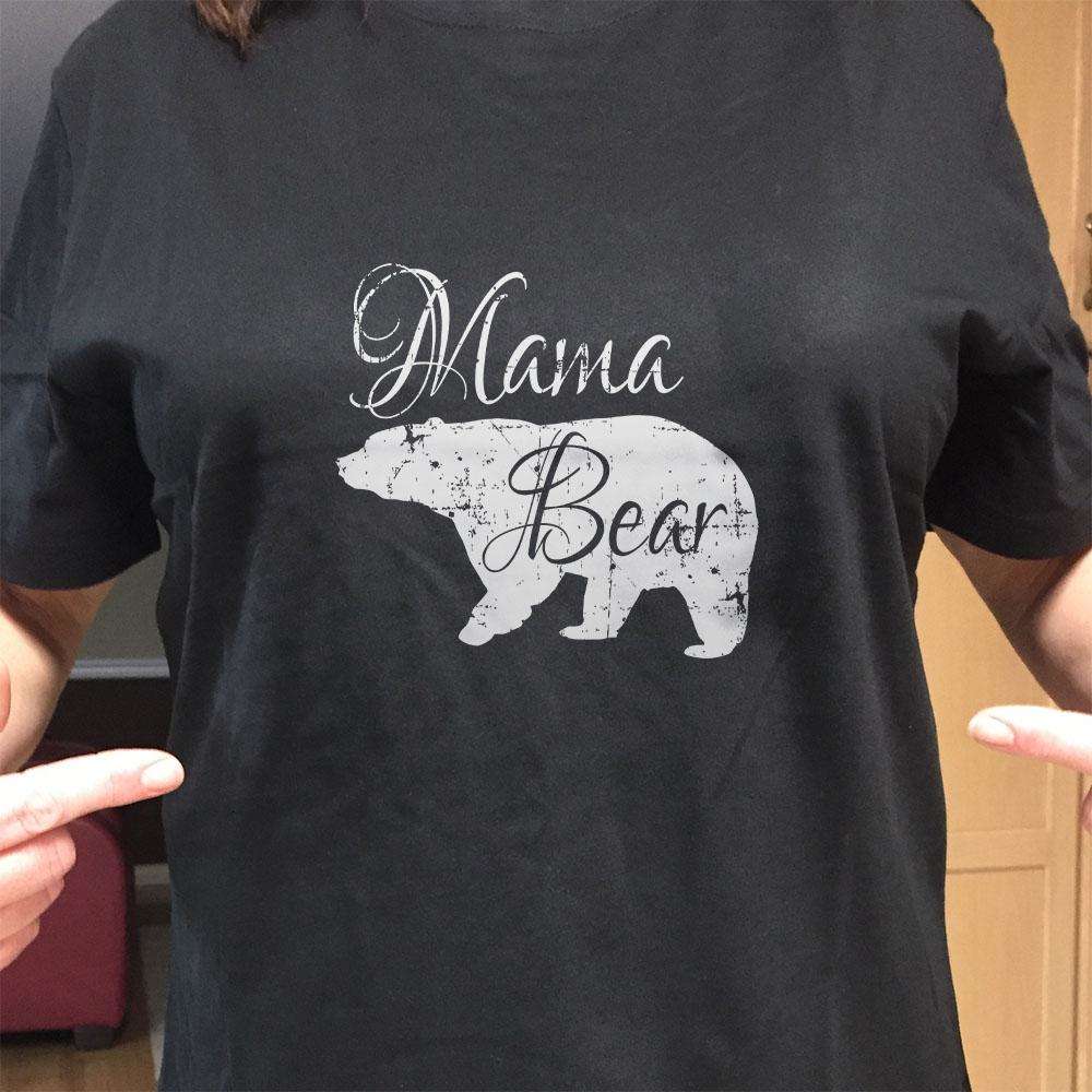 Designs by MyUtopia Shout Out:Mama Bear Adult Unisex T-Shirt
