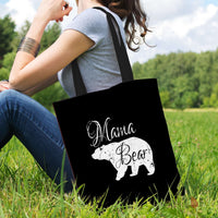Load image into Gallery viewer, Designs by MyUtopia Shout Out:Mama Bear Fabric Totebag Reusable Shopping Tote
