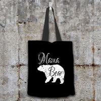 Load image into Gallery viewer, Designs by MyUtopia Shout Out:Mama Bear Fabric Totebag Reusable Shopping Tote
