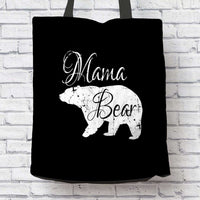 Load image into Gallery viewer, Designs by MyUtopia Shout Out:Mama Bear Fabric Totebag Reusable Shopping Tote
