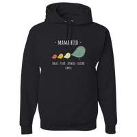 Load image into Gallery viewer, Designs by MyUtopia Shout Out:Mama Bird Personalized Adult Hoodie,Black / S,Pullover Hoodie

