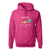 Load image into Gallery viewer, Designs by MyUtopia Shout Out:Mama Bird Personalized Adult Hoodie,Cyber Pink / S,Pullover Hoodie

