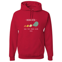 Load image into Gallery viewer, Designs by MyUtopia Shout Out:Mama Bird Personalized Adult Hoodie,True Red / S,Pullover Hoodie
