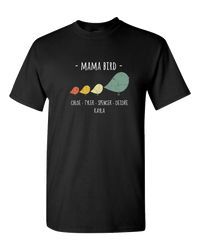 Load image into Gallery viewer, Designs by MyUtopia Shout Out:Mama Bird Personalized Adult Unisex T-Shirt,Black / S,Adult Unisex T-Shirt
