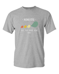 Load image into Gallery viewer, Designs by MyUtopia Shout Out:Mama Bird Personalized Adult Unisex T-Shirt,Athletic Heather / S,Adult Unisex T-Shirt
