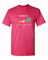 Load image into Gallery viewer, Designs by MyUtopia Shout Out:Mama Bird Personalized Adult Unisex T-Shirt,Cyber Pink / S,Adult Unisex T-Shirt
