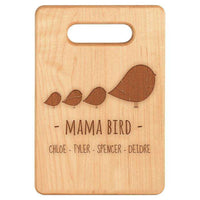 Load image into Gallery viewer, Designs by MyUtopia Shout Out:Mama Bird Personalized Maple Laser Engraved Cutting Board,6″ X 9″ / Maple,Cutting Board
