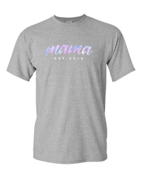 Load image into Gallery viewer, Designs by MyUtopia Shout Out:Mama Established Personalized Adult Unisex T-Shirt,Athletic Heather / S,Adult Unisex T-Shirt
