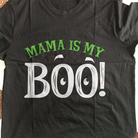 Load image into Gallery viewer, Designs by MyUtopia Shout Out:Mama Is My Boo Adult Unisex Cotton Short Sleeve T-Shirt
