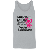 Load image into Gallery viewer, Designs by MyUtopia Shout Out:Marine Mom Cotton Unisex Tank Top,Athletic Heather / X-Small,Tank Tops
