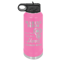 Load image into Gallery viewer, Designs by MyUtopia Shout Out:Marine Mom, I Raised My Hero - 32 oz Polar Camel Water Bottle - Stainless Steel,32oz / Pink,Polar Camel - 32oz Water Bottle

