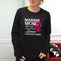 Load image into Gallery viewer, Designs by MyUtopia Shout Out:Marine Mom Long Sleeve Ultra Cotton Unisex T-Shirt
