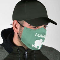 Load image into Gallery viewer, Designs by MyUtopia Shout Out:Marines Adult Fabric Face Mask with Elastic Ear Loops
