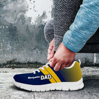 Load image into Gallery viewer, Designs by MyUtopia Shout Out:Marquette DAD Basketball Fans Running Shoes
