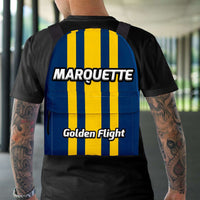 Load image into Gallery viewer, Designs by MyUtopia Shout Out:Marquette Golden Flight Eagles Basketball Fans Backpack
