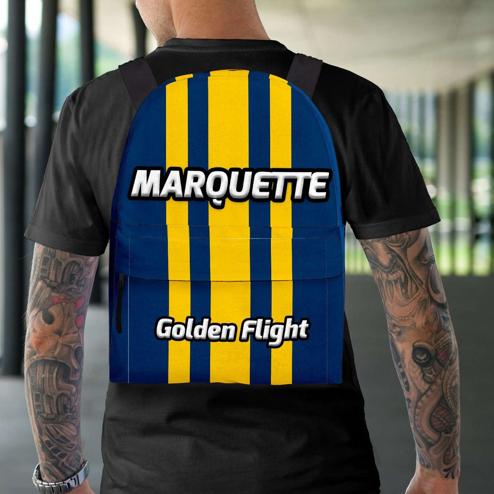 Designs by MyUtopia Shout Out:Marquette Golden Flight Eagles Basketball Fans Backpack