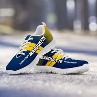 Load image into Gallery viewer, Designs by MyUtopia Shout Out:Marquette Golden Flight Eagles Basketball Fans Running Shoes
