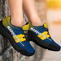 Load image into Gallery viewer, Designs by MyUtopia Shout Out:Marquette #GoldenFlight Chunky Sneakers
