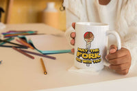 Load image into Gallery viewer, Designs by MyUtopia Shout Out:May The Fork Be With You Ceramic Mug - White
