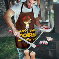 Load image into Gallery viewer, Designs by MyUtopia Shout Out:May The Fork Be With You, Funny Apron, Kitchen, Baking, BBQ, Grilling
