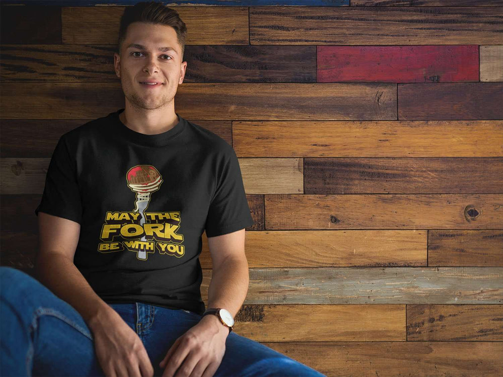 Designs by MyUtopia Shout Out:May The Fork Be With You Ultra Cotton T-Shirt