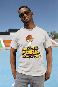 Load image into Gallery viewer, Designs by MyUtopia Shout Out:May The Fork Be With You Ultra Cotton T-Shirt
