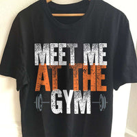 Load image into Gallery viewer, Designs by MyUtopia Shout Out:Meet Me At The Gym Adult Unisex T-Shirt
