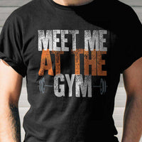 Load image into Gallery viewer, Designs by MyUtopia Shout Out:Meet Me At The Gym Adult Unisex T-Shirt
