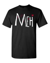 Load image into Gallery viewer, Designs by MyUtopia Shout Out:Meh Adult Unisex T-Shirt,S / Black,Adult Unisex T-Shirt
