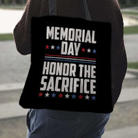 Load image into Gallery viewer, Designs by MyUtopia Shout Out:Memorial Day - Honor The Sacrifice Fabric Totebag Reusable Shopping Tote
