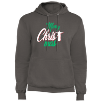 Load image into Gallery viewer, Designs by MyUtopia Shout Out:Merry CHRISTmas - Core Fleece Unisex Pullover Hoodie,Charcoal / S,Sweatshirts
