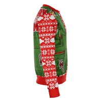 Load image into Gallery viewer, Designs by MyUtopia Shout Out:Merry Fishmas - Fishermans Funny Christmas Fleece Lined Fashion Sweatshirt
