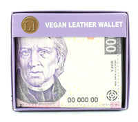 Load image into Gallery viewer, Designs by MyUtopia Shout Out:Mexican 1000 Peso Bill Vegan Leather Bifold Men&#39;s Wallet with Flip Up ID Window
