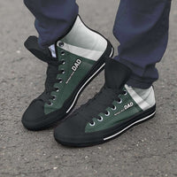 Load image into Gallery viewer, Designs by MyUtopia Shout Out:Michigan State DAD Basketball Fan Canvas High Top Shoes
