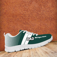 Load image into Gallery viewer, Designs by MyUtopia Shout Out:Michigan State DAD Basketball Fan Running Shoes
