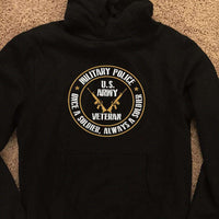 Load image into Gallery viewer, Designs by MyUtopia Shout Out:Military Police Veteran Core Fleece Pullover Hoodie
