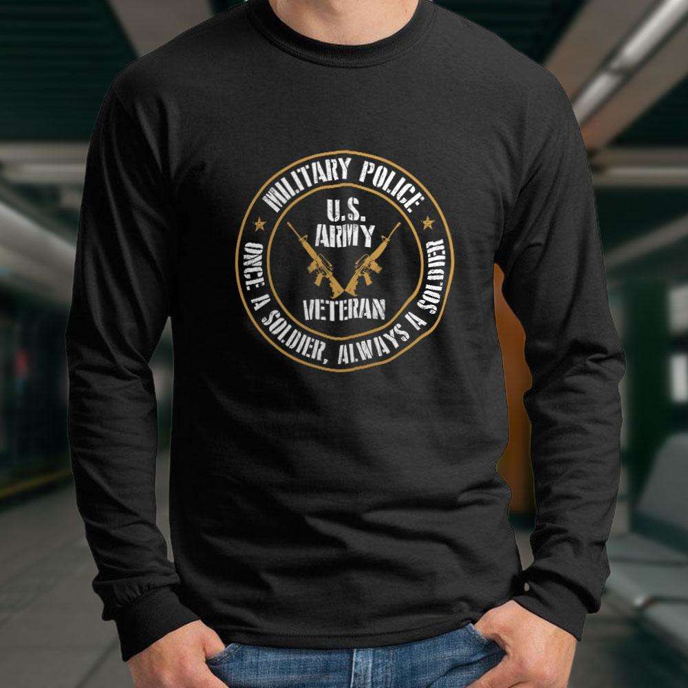 Designs by MyUtopia Shout Out:Military Police Veteran Long Sleeve Ultra Cotton T-Shirt